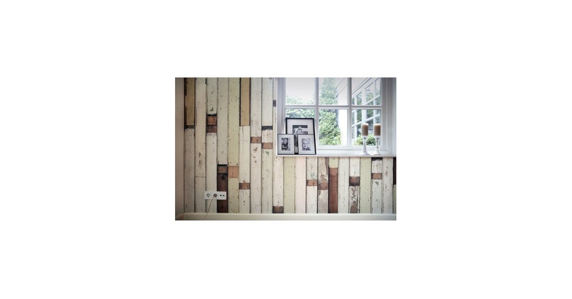 Amazon | スクラップウッド 輸入壁紙 オランダ製 NLXL SCRAPWOOD